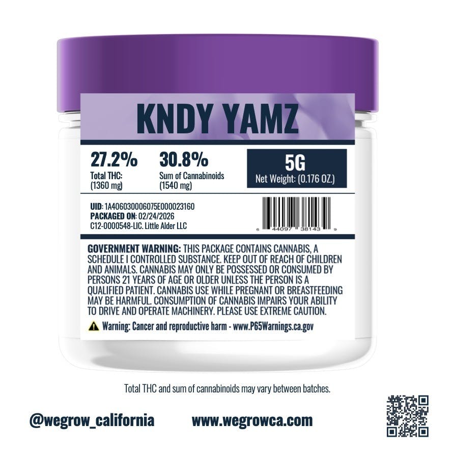 We Grow - We Grow | KNDY YAMZ | Big Buds | 5g - 1