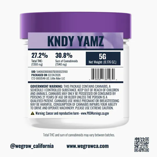 We Grow - We Grow | KNDY YAMZ | Big Buds | 5g - 1