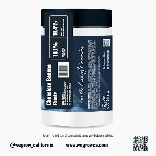 We Grow - We Grow | Chocolate Banana Runtz | Minis | .5g each | 10pk - 1