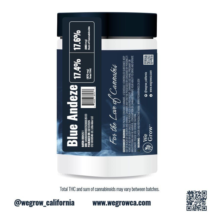 We Grow - We Grow | Blue Andes | Minis | .5g each | 10pk - 1