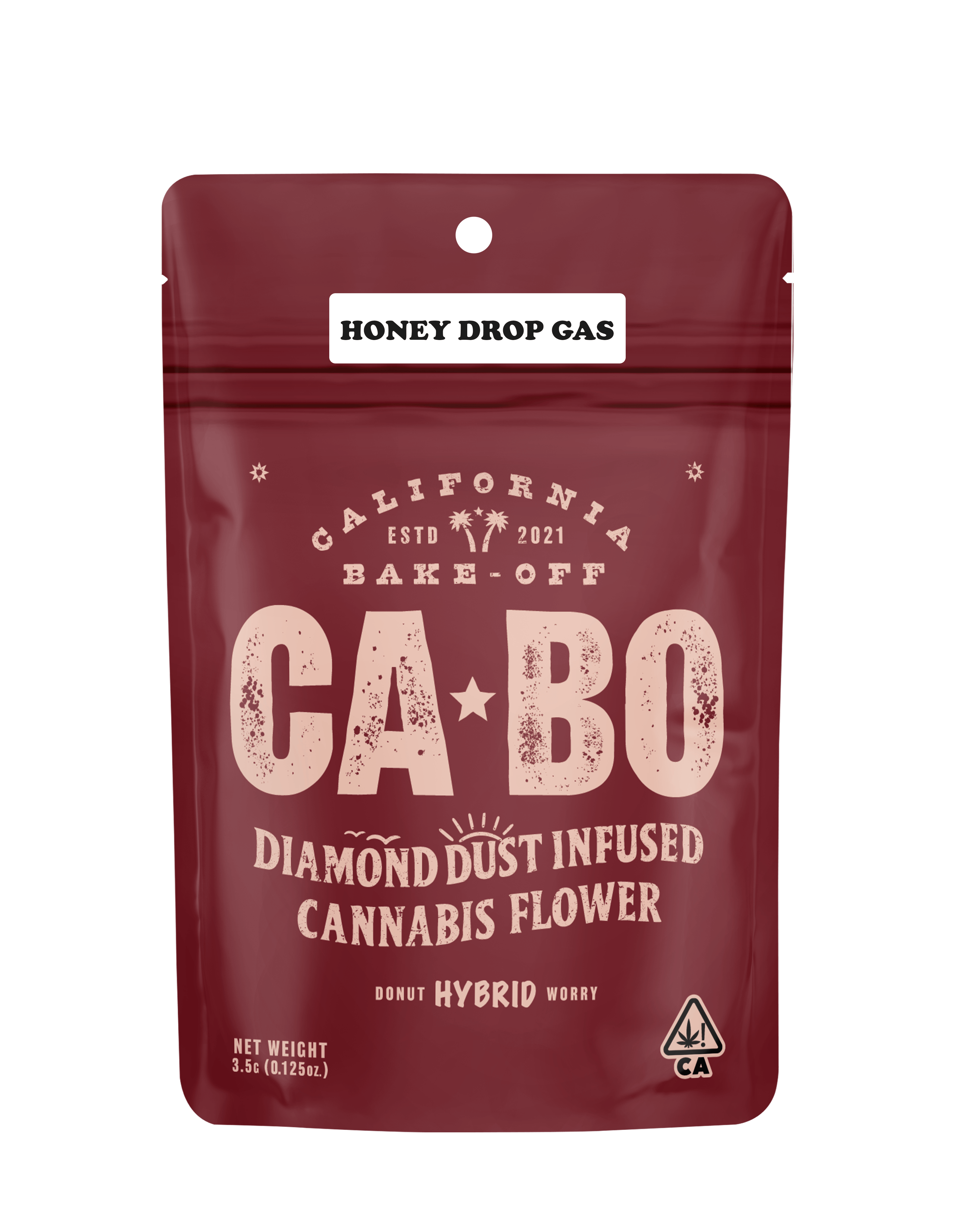 CABO - CABO Diamond Dust Infused 3.5g Flower - Honey Drop Gas - Hybrid - 1