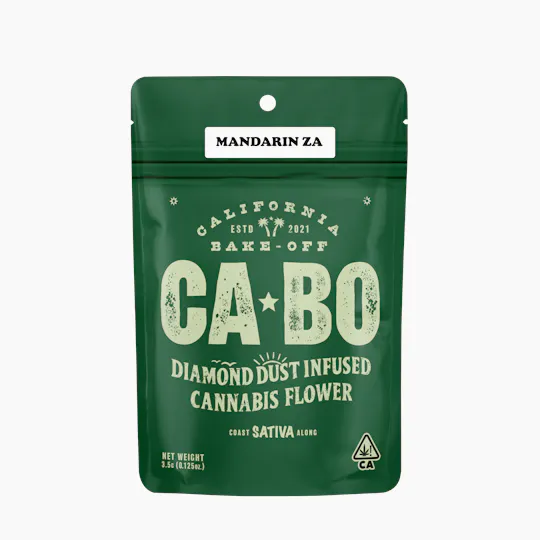 CABO - CABO Diamond Dust Infused 3.5g Flower - Mandarin Za - Sativa - 1