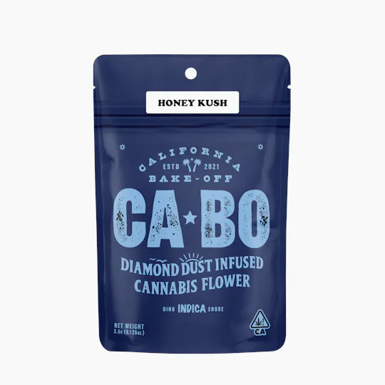 CABO - CABO Diamond Dust Infused 3.5g Flower - Honey Kush - Indica - 1