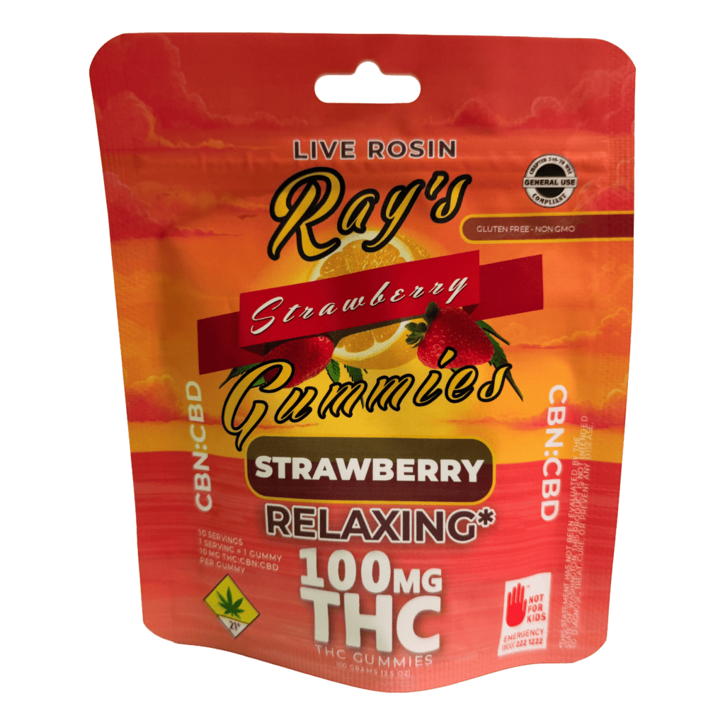 Ray's Lemonade - Ray's Lemonade | Strawberry | Gummies | 100mg | 10ct - 1