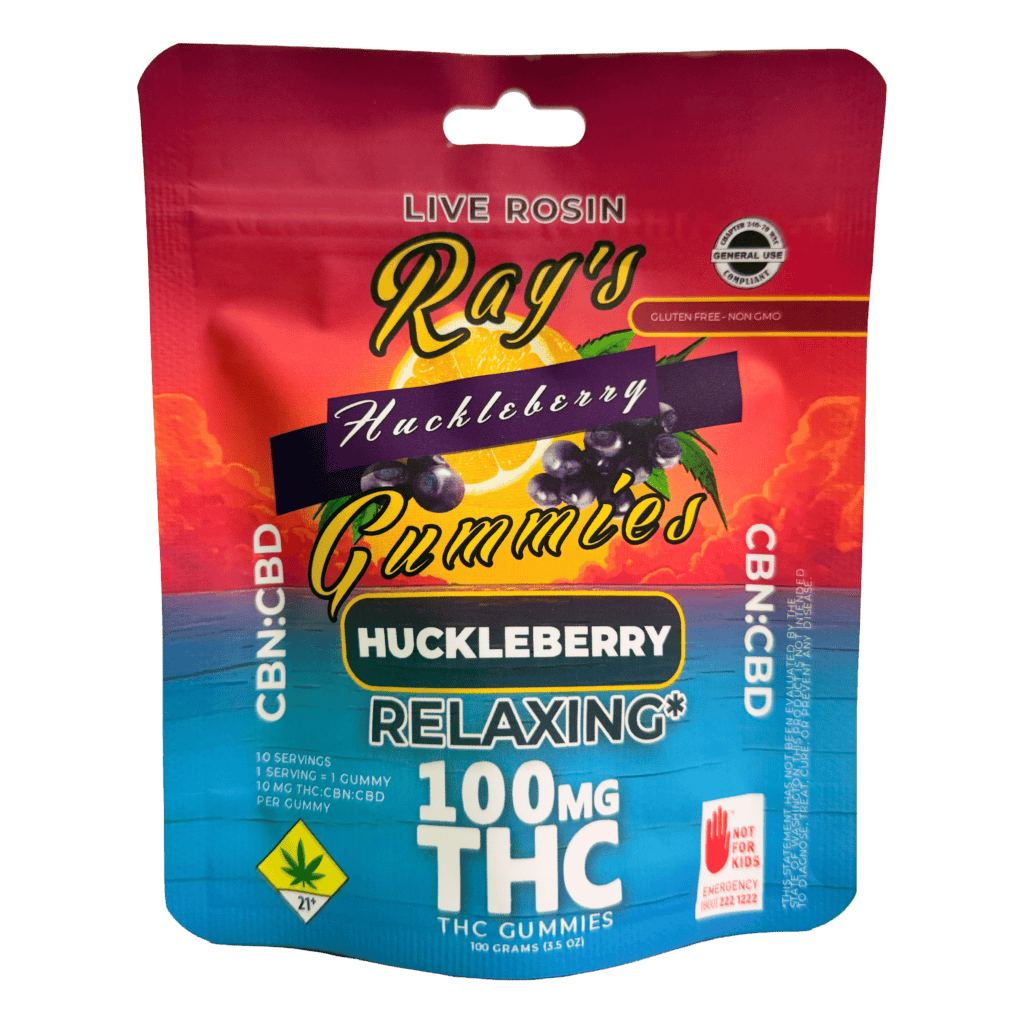 Ray's Lemonade - Ray's Lemonade | Huckleberry Gummies | 100mg | 10ct - 1