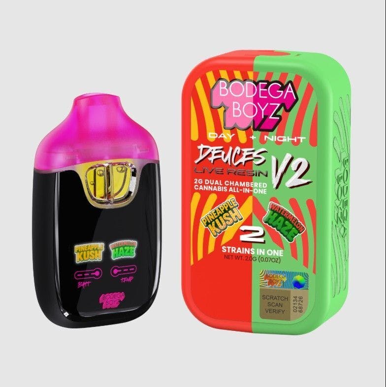 Bodega Boyz - Bodega Boyz | Deuces | Pineappple Kush + Watermelon Haze | Disposable | 2g - 1