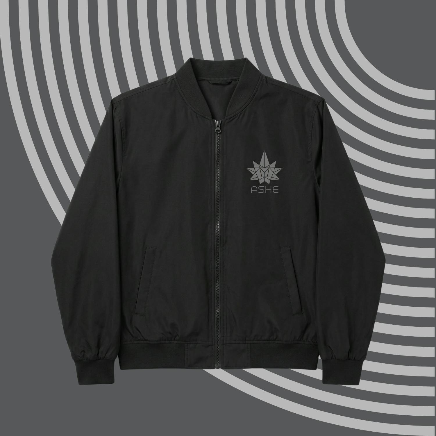 ASHE - ASHE Bomber Windbreaker (Black) - 1