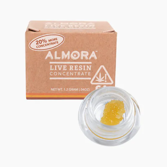 Almora - Cookies and Cream Live Resin Sugar - 1.2g Jar - 1
