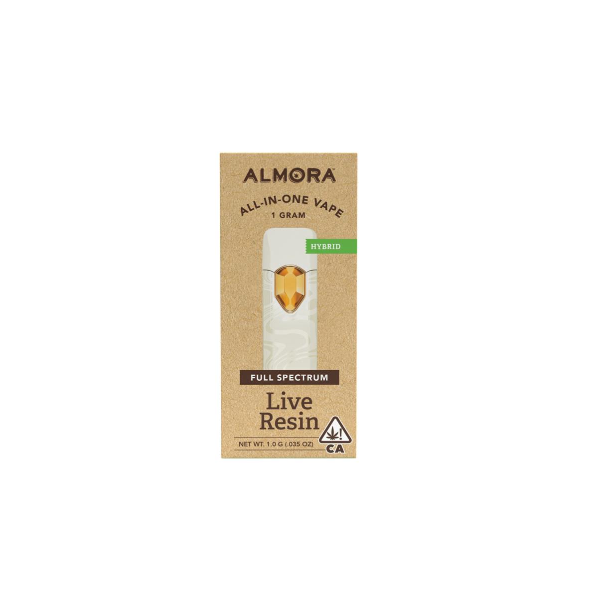 Almora - Blue Agave Live Resin AIO - 1g - 1