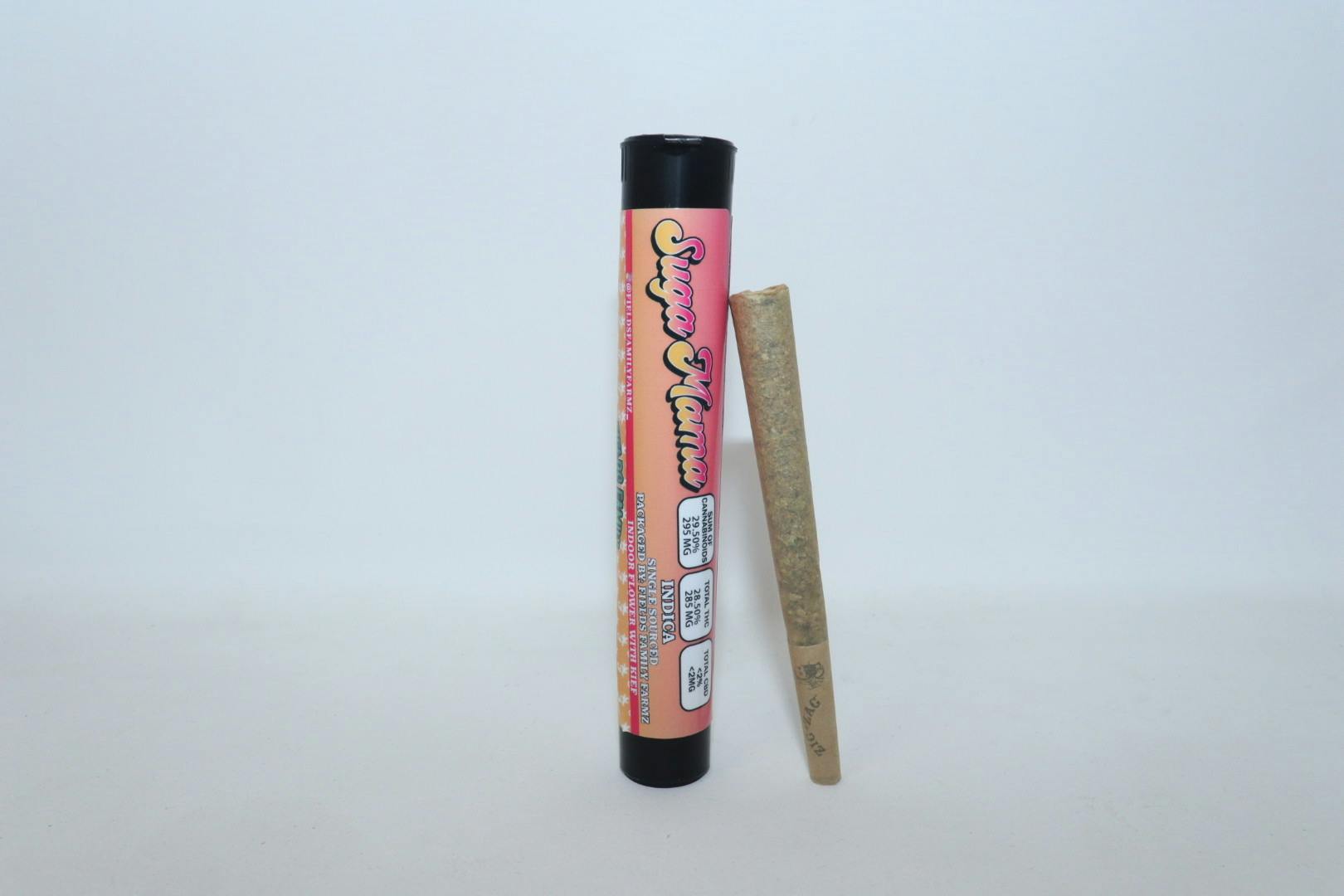 Fields Family Farmz - Suga Mama 1g Kief Infused Single Pre Roll - 1