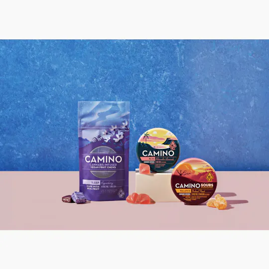 Camino Gummies by Kiva - Midnight Blueberry Gummies | THC:CBN 50:10 | 1000mg | 20ct | 50mg/ea - 1