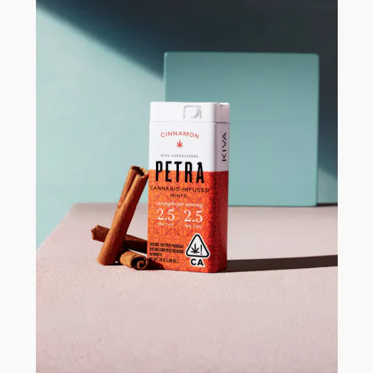 Petra by Kiva - Petra Mints | Cinnamon | THC:CBD 2.5:2.5 | 100mg | 40ct | 2.5mg/ea - 1