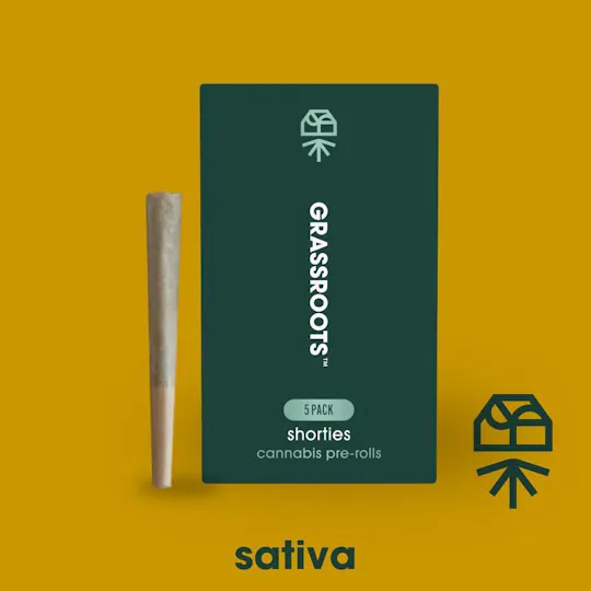 Grassroots - Peanut Butter Muffin - Shorties 5pk Pre-Rolls - 1