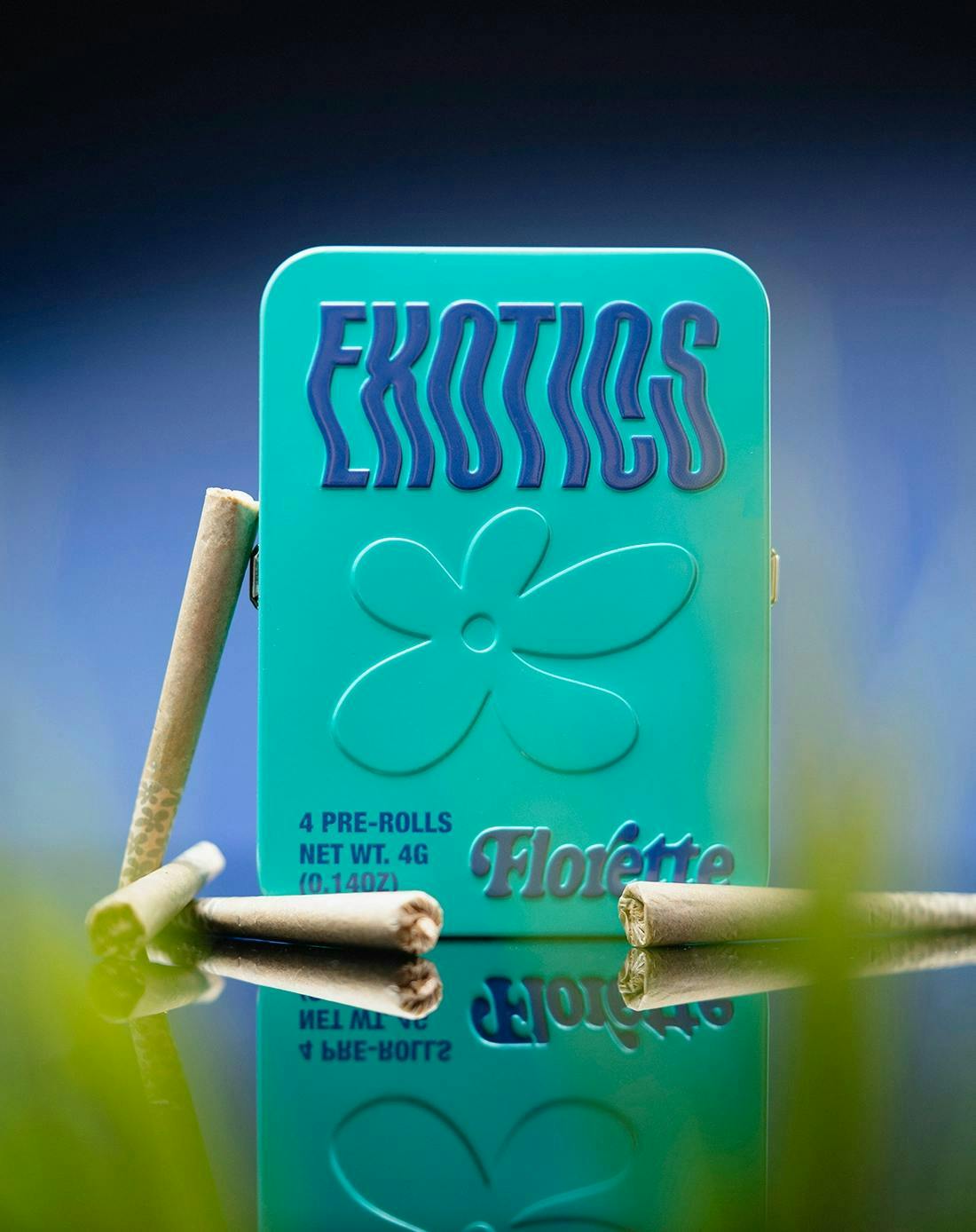 Florette - Florette Exotics | Cosmic Kiwi Runtz | Joints | 1g each | 4pk - 1