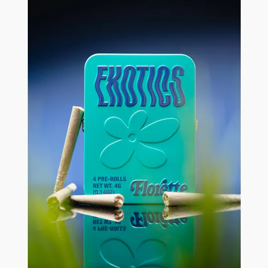 Florette - Florette Exotics | Cosmic Kiwi Runtz | Joints | 1g each | 4pk - 1