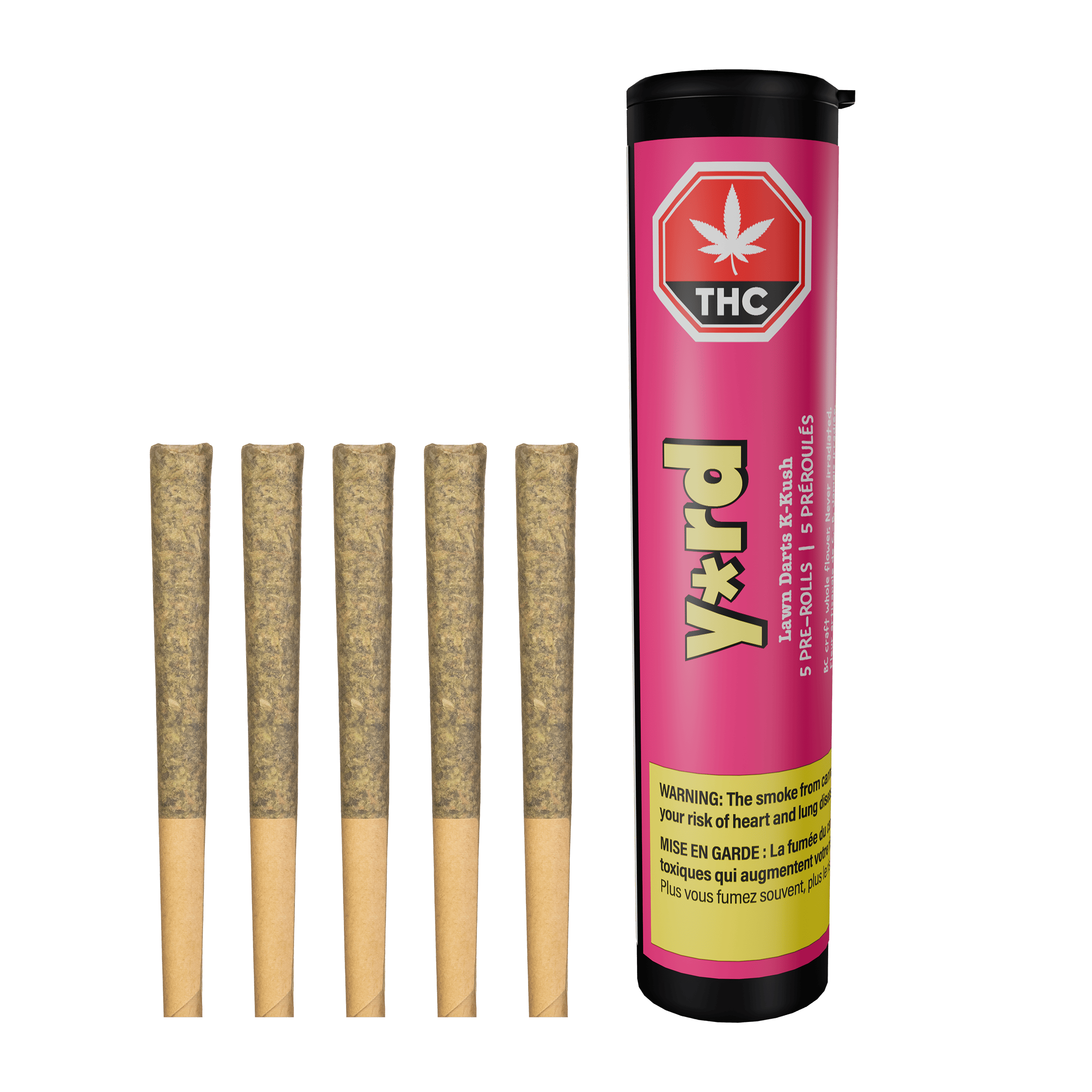 Yard - Lawn Darts K-Kush Pre-Rolls | 5 × 0.5g - 1