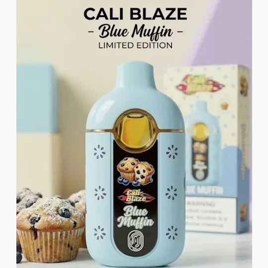 Cali-Blaze - Cali-Blaze | Blue Muffin | Limitless Live Resin Disposable | 3g - 1