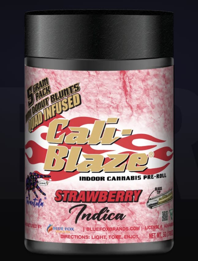 Cali-Blaze - Cali-Blaze | Strawberry | Tarantula Donut Infused Blunts | 1g each | 5pk - 1