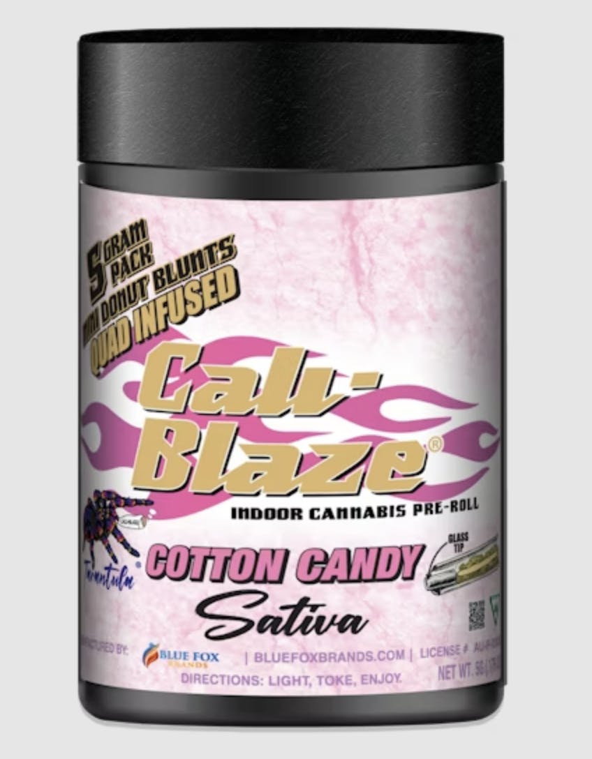 Cali-Blaze - Cali-Blaze | Cotton Candy | Tarantula Donut Infused Blunts | 1g each | 5pk - 1