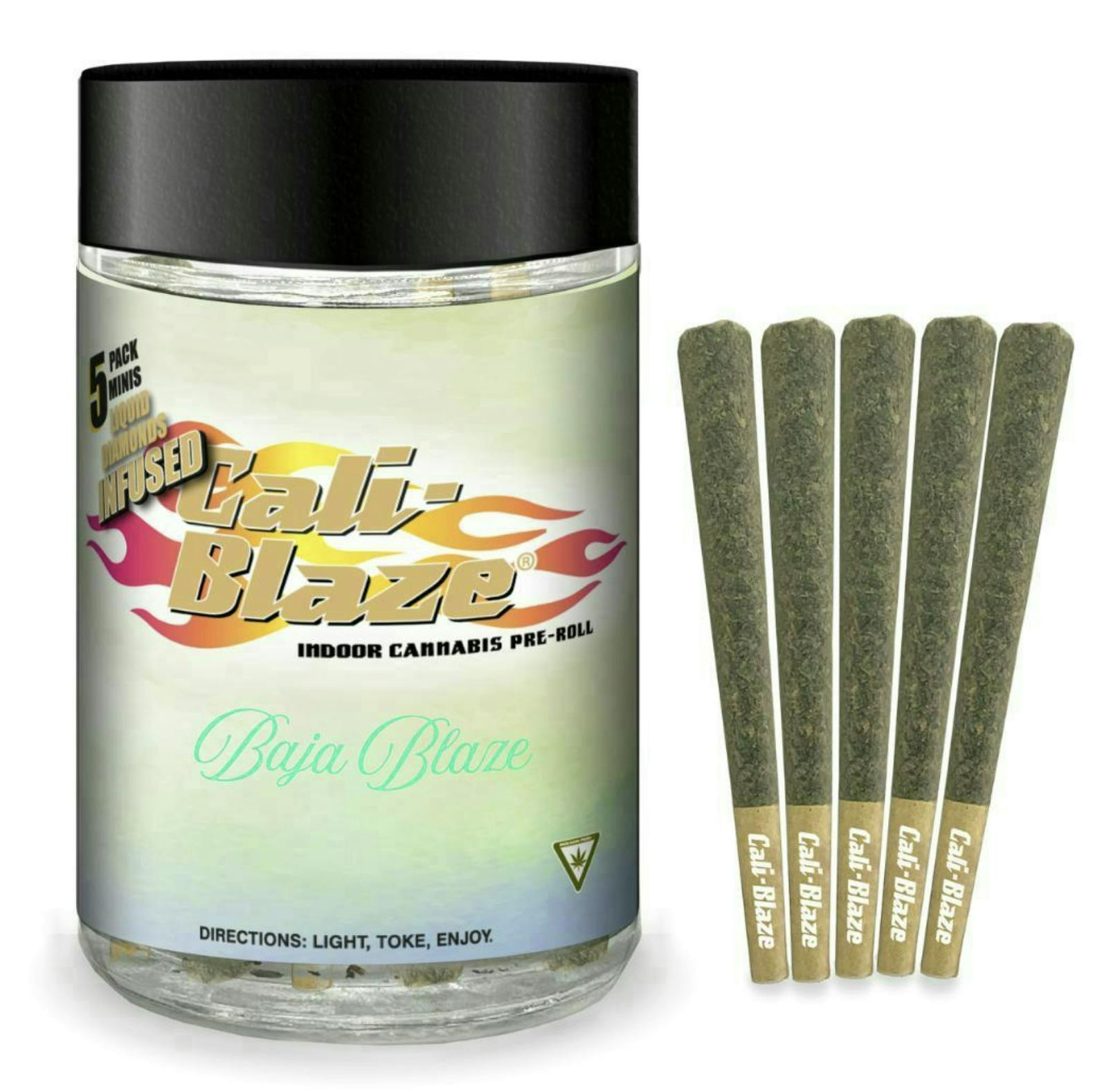 Cali-Blaze - Cali-Blaze | Baja Blaze | Liquid Diamond Infused Minis | 0.7g each | 5pk - 1