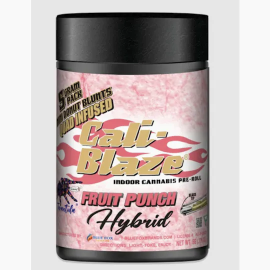 Cali-Blaze - Cali-Blaze | Fruit Punch | Tarantula Donut Infused Blunts | 1g each | 5pk - 1