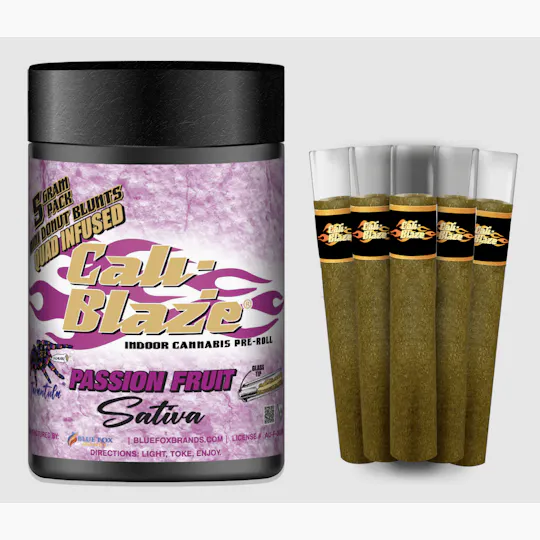Cali-Blaze - Cali-Blaze | Passion Fruit | Tarantula Donut Infused Blunts | 1g each | 5pk - 1