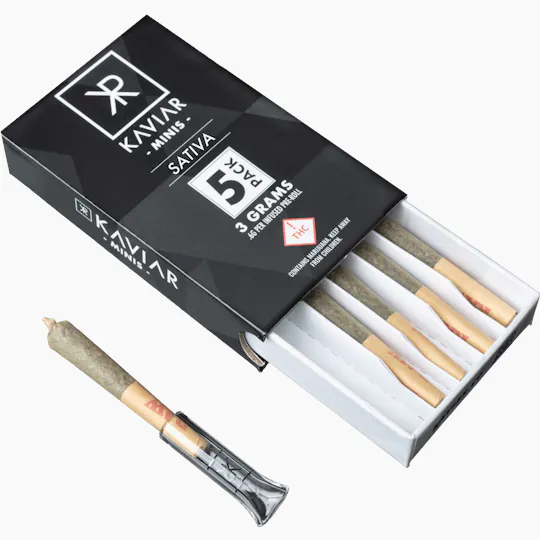 Kaviar - Kaviar | Blueberry Zkittles | Infused Joints | 0.6g each | 5pk - 1