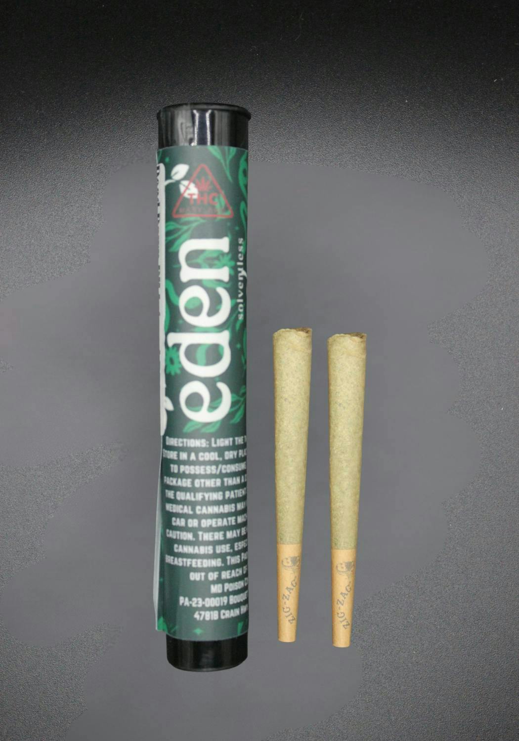 Eden Solventless - Eden | Gushers | Infused Joints | 0.5g each | 2pk | 1g - 1