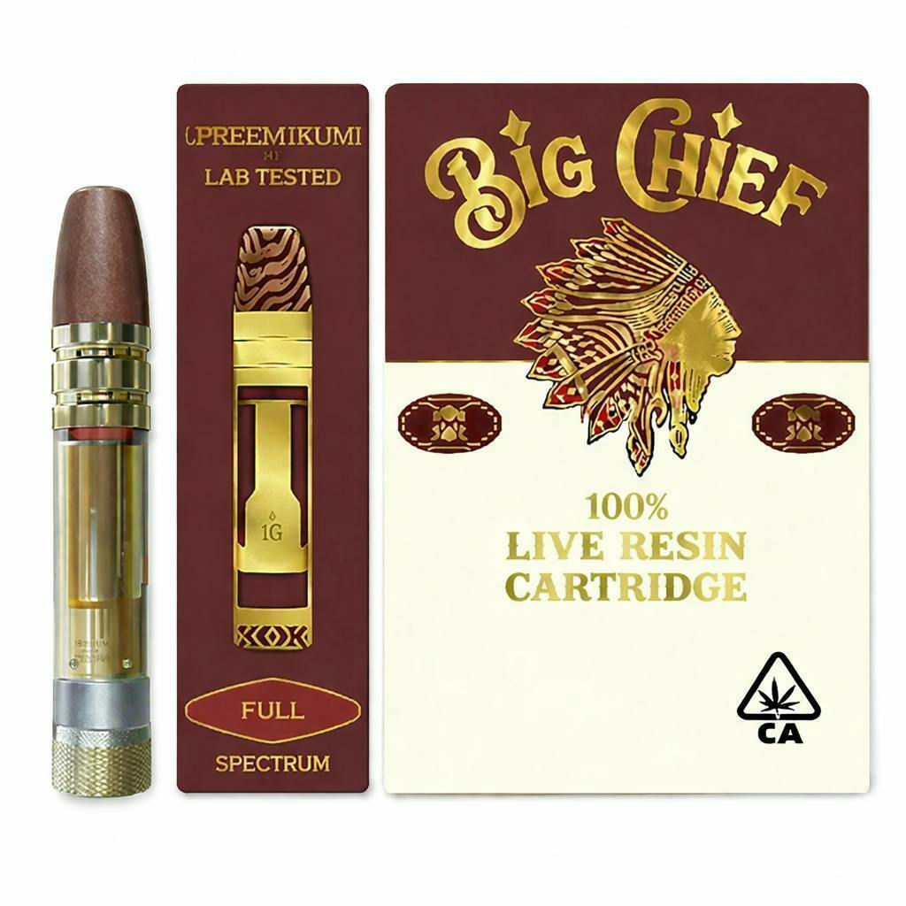 Big Chief - Big Chief | Strawberry Chelada | Live Resin Cartridge | 1g - 1