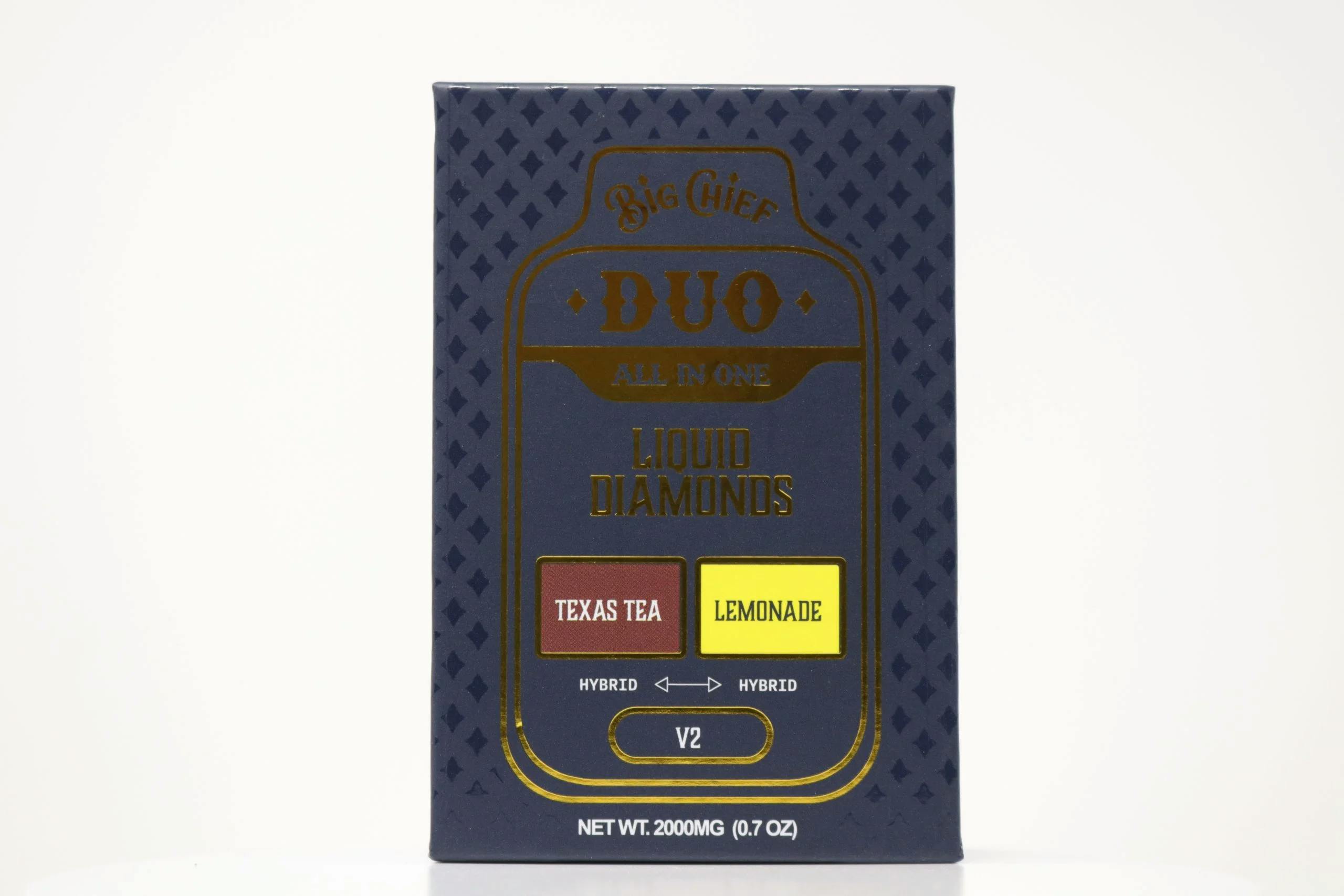 Big Chief - Big Chief | Texas Tea x Lemonade | V2 Liquid Diamonds Disposable | 2g - 1