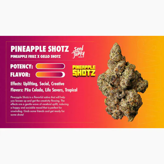 Seed Junky - Pineapple Shotz | Joint | 1g - 1