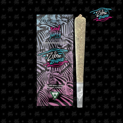 Seed Junky - Seed Junky | Zebra Ztripez | Joint | 1g - 1