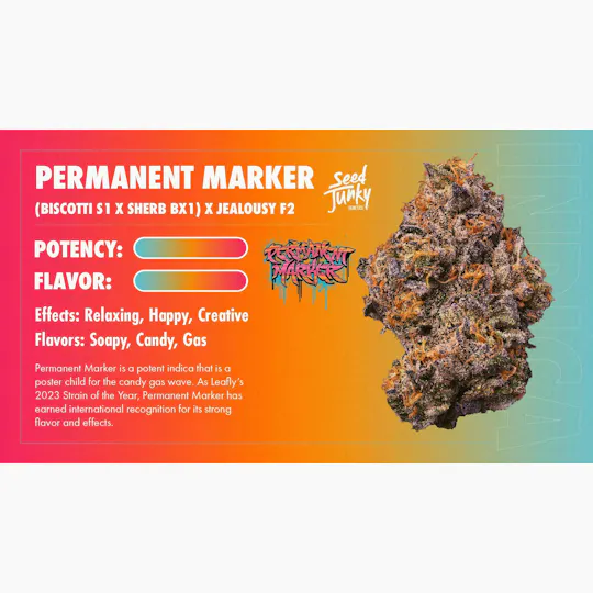 Seed Junky - Permanent Marker | Joint | 1g - 1