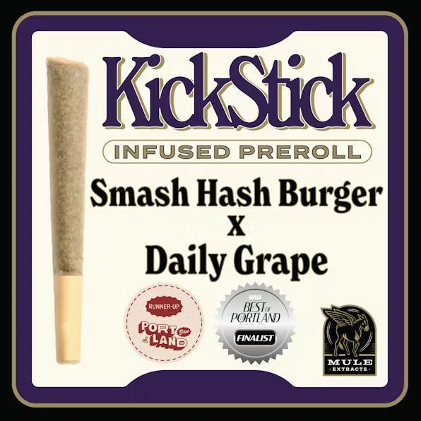 Mule Extracts - Mule Extracts | Smash Hash Burger x Daily Grape | Infused Joint | 1g - 1