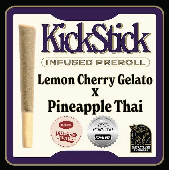 Mule Extracts - Mule Extracts | Lemon Cherry Gelato x Pineapple Thai | Infused Joint | 1g - 1