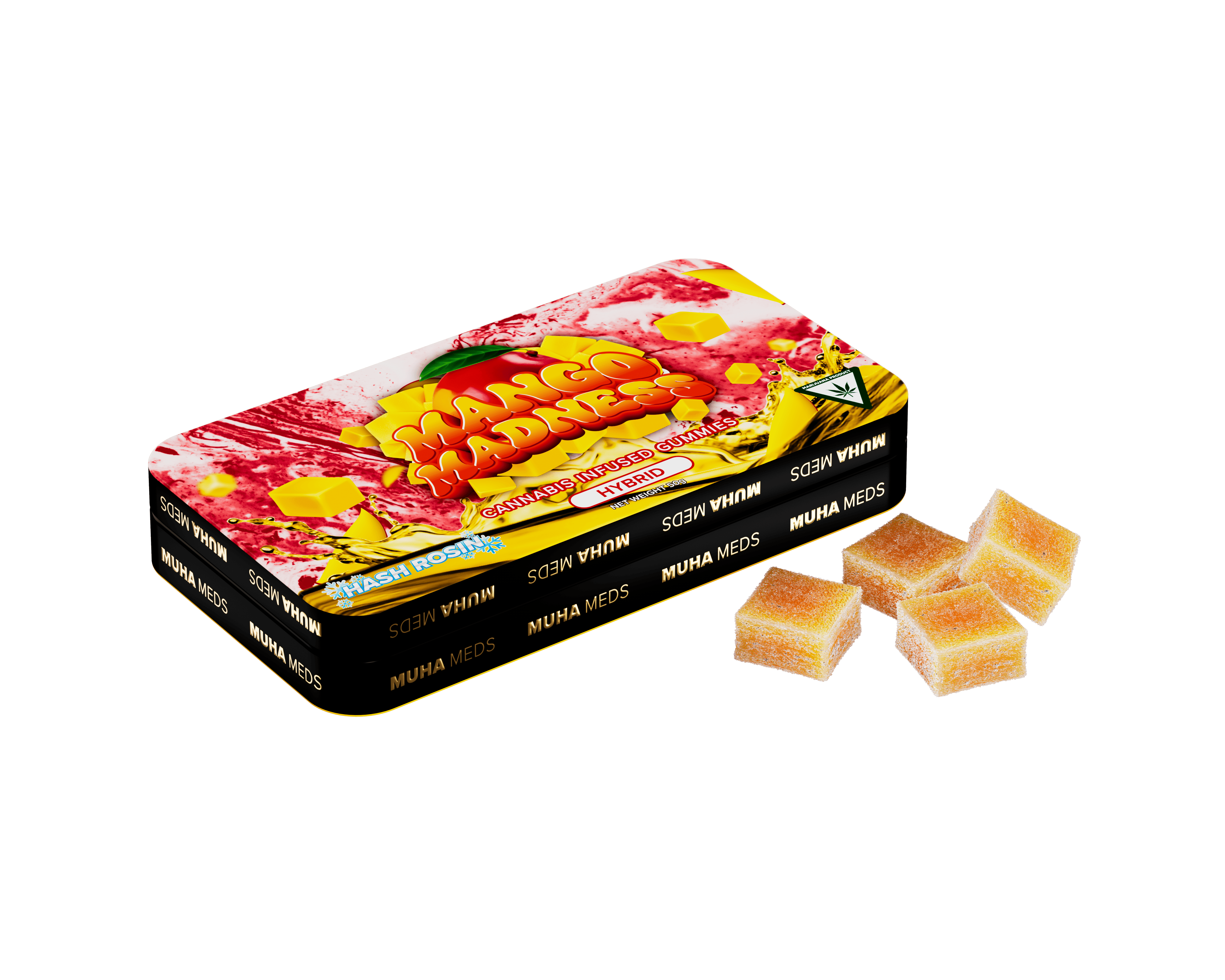 Muha Meds - Muha Meds | Mango Madness Gummies | 200mg | 10ct | 20mg/ea - 1