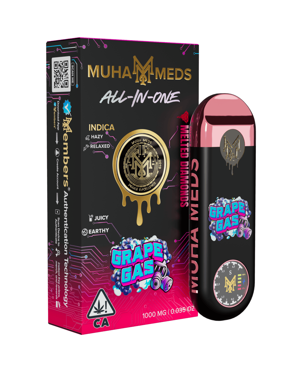 Muha Meds - MI Muha Meds | Grape Gas | Melted Diamonds Disposable | 1g - 1
