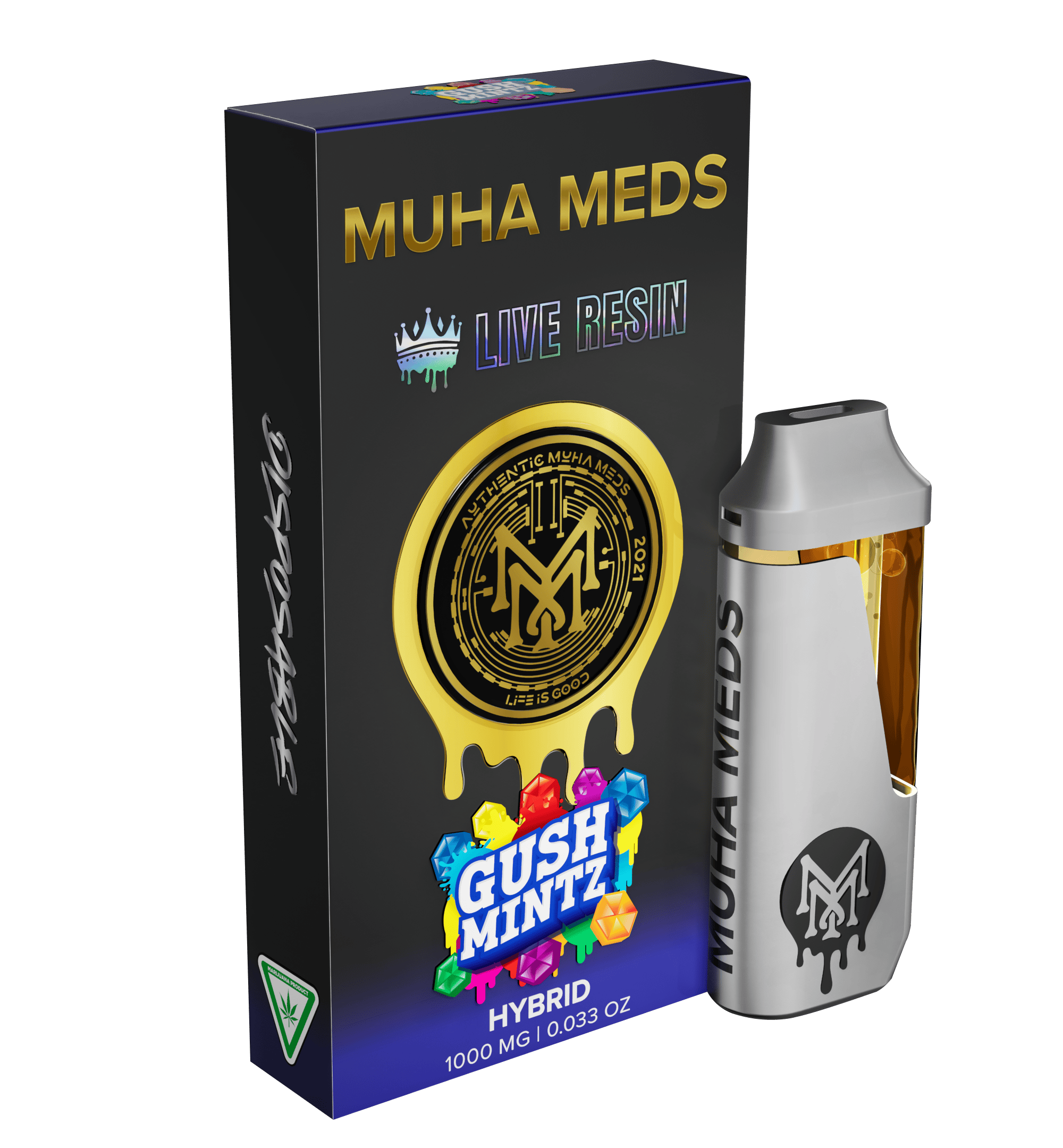 Muha Meds - Muha Meds | Gush Mintz | Live Resin Disposable | 1g - 1
