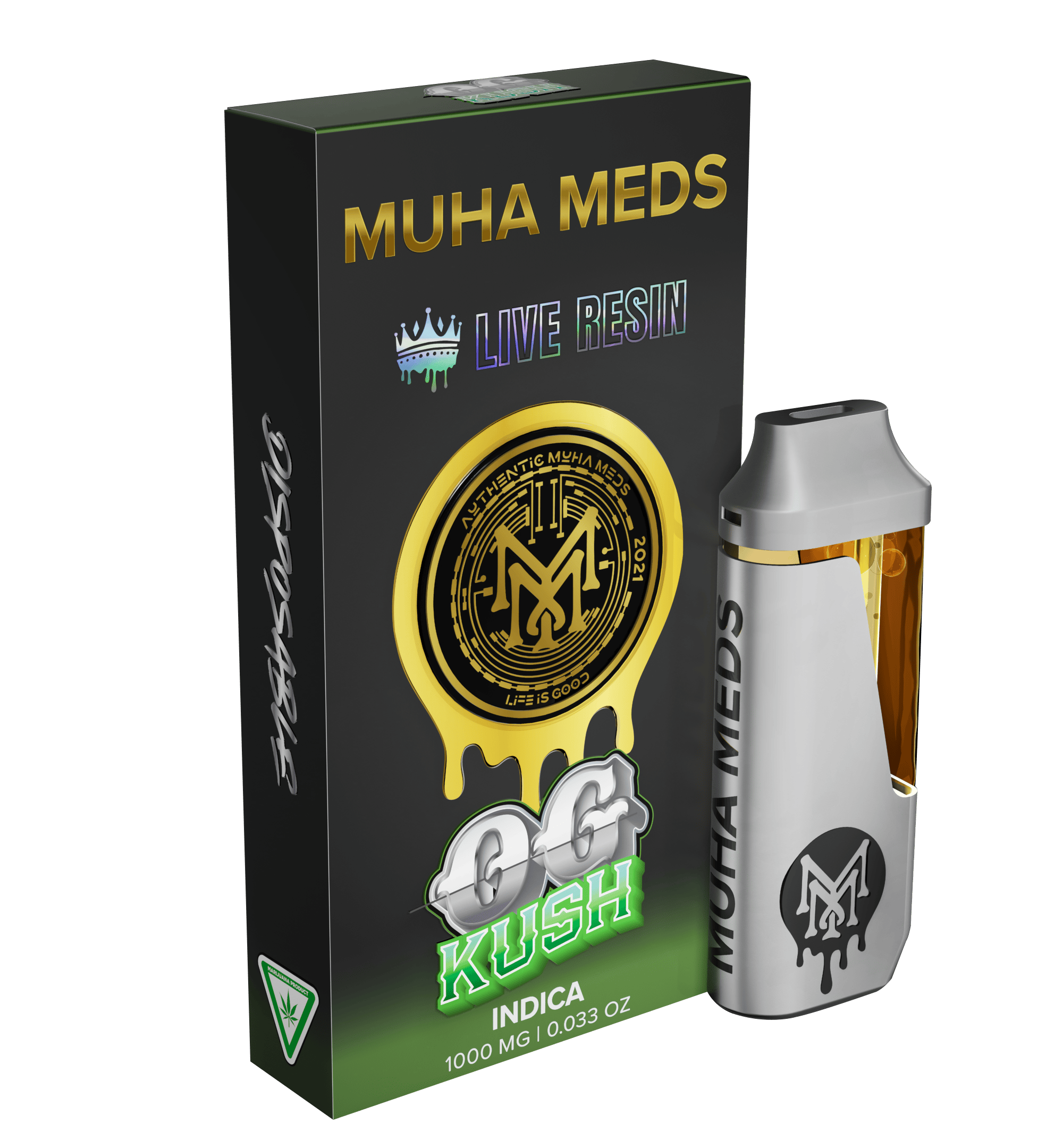 Muha Meds - Muha Meds | OG Kush | Live Resin Disposable | 1g - 1