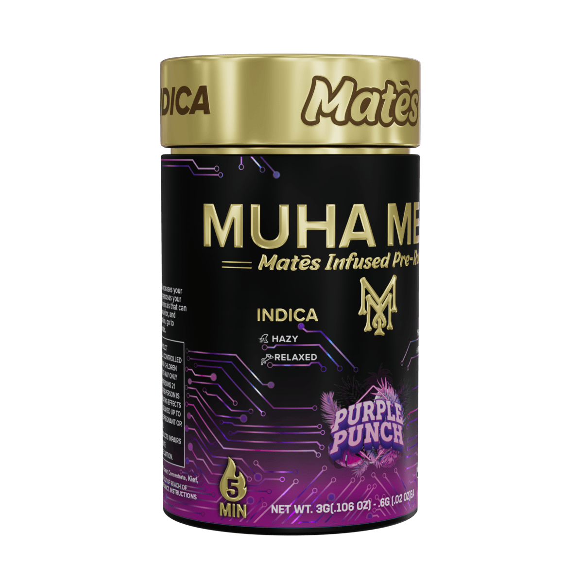 Muha Meds - Muha Meds | Purple Punch | Infused Joints | 0.6g each | 5pk - 1