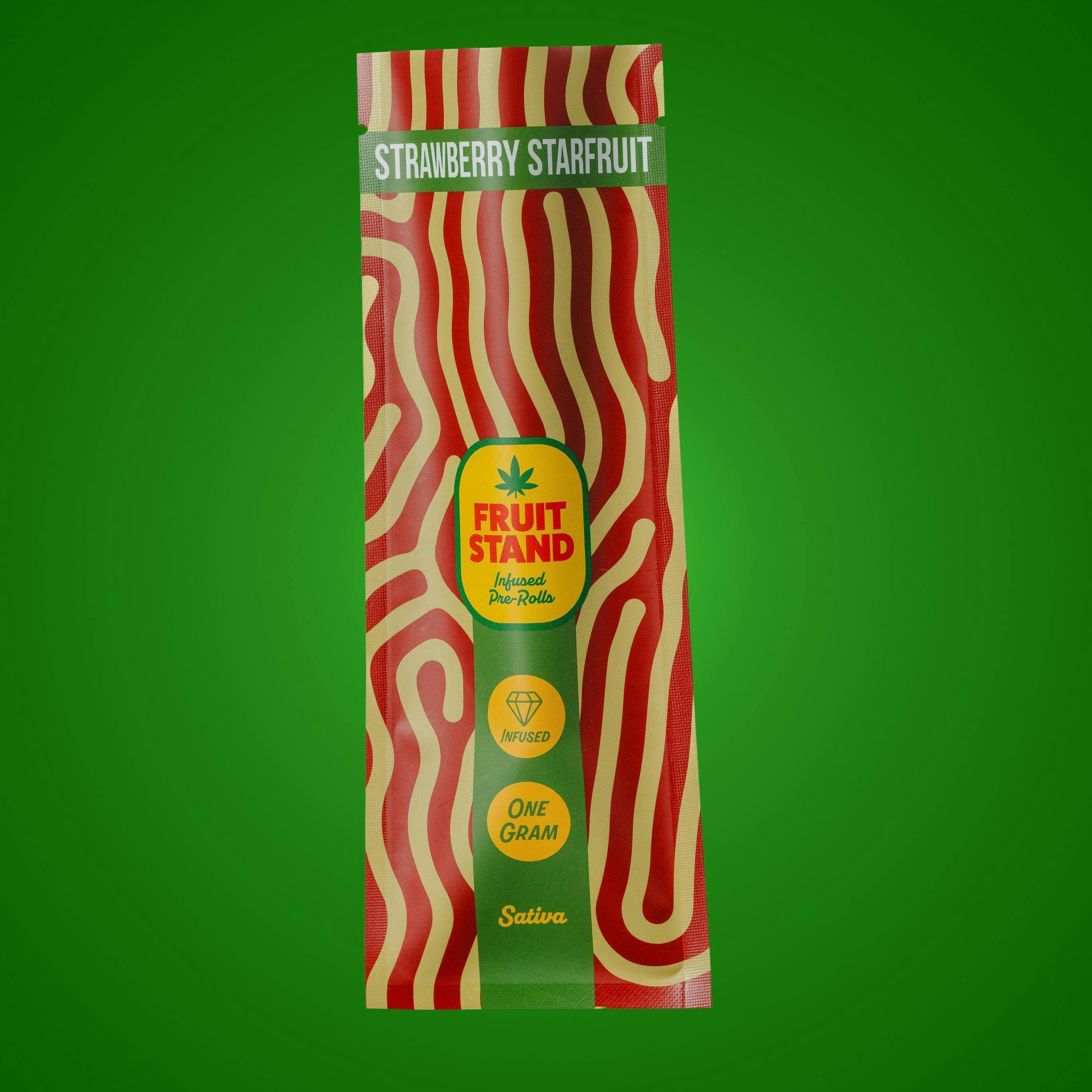 Fruit Stand - Fruit Stand | Strawberry Starfruit | Infused Joint | 1g - 1