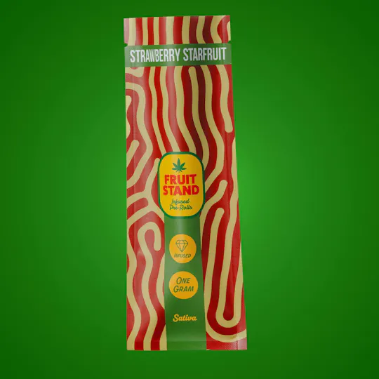 Fruit Stand - Fruit Stand | Strawberry Starfruit | Infused Joint | 1g - 1