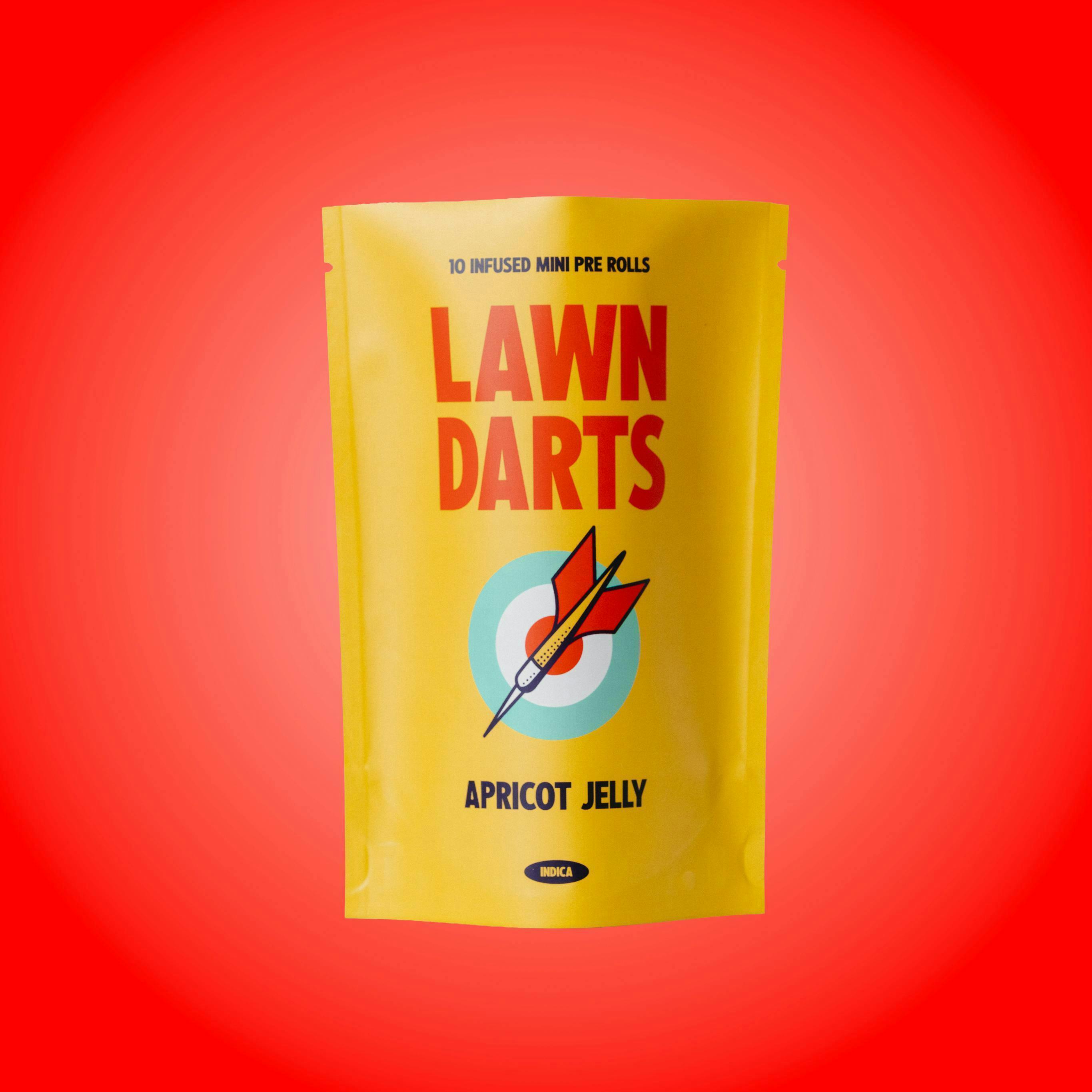 Lawn Darts - Apricot Jelly | Infused Minis | 0.7g each | 10pk - 1