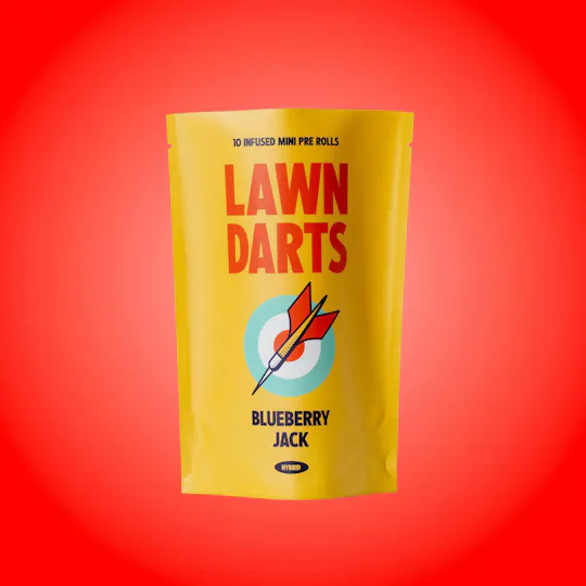 Lawn Darts - Blueberry Jack | Infused Minis | 0.7g each | 10pk - 1