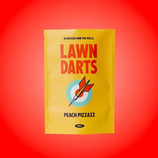 Lawn Darts - Peach Pizzazz | Infused Minis | 0.7g each | 10pk - 1