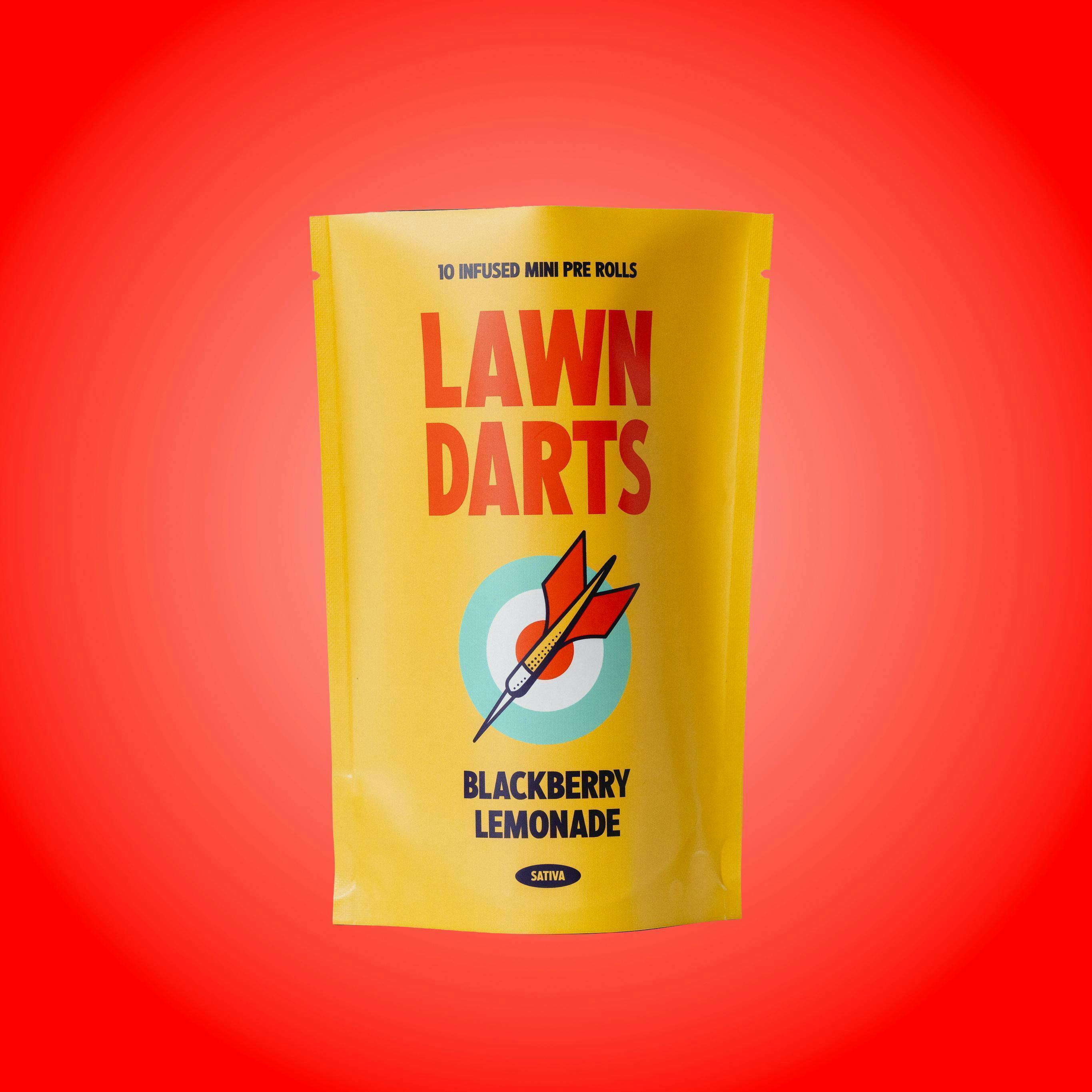 Lawn Darts - Blackberry Lemonade | Infused Minis | 0.7g each | 10pk - 1