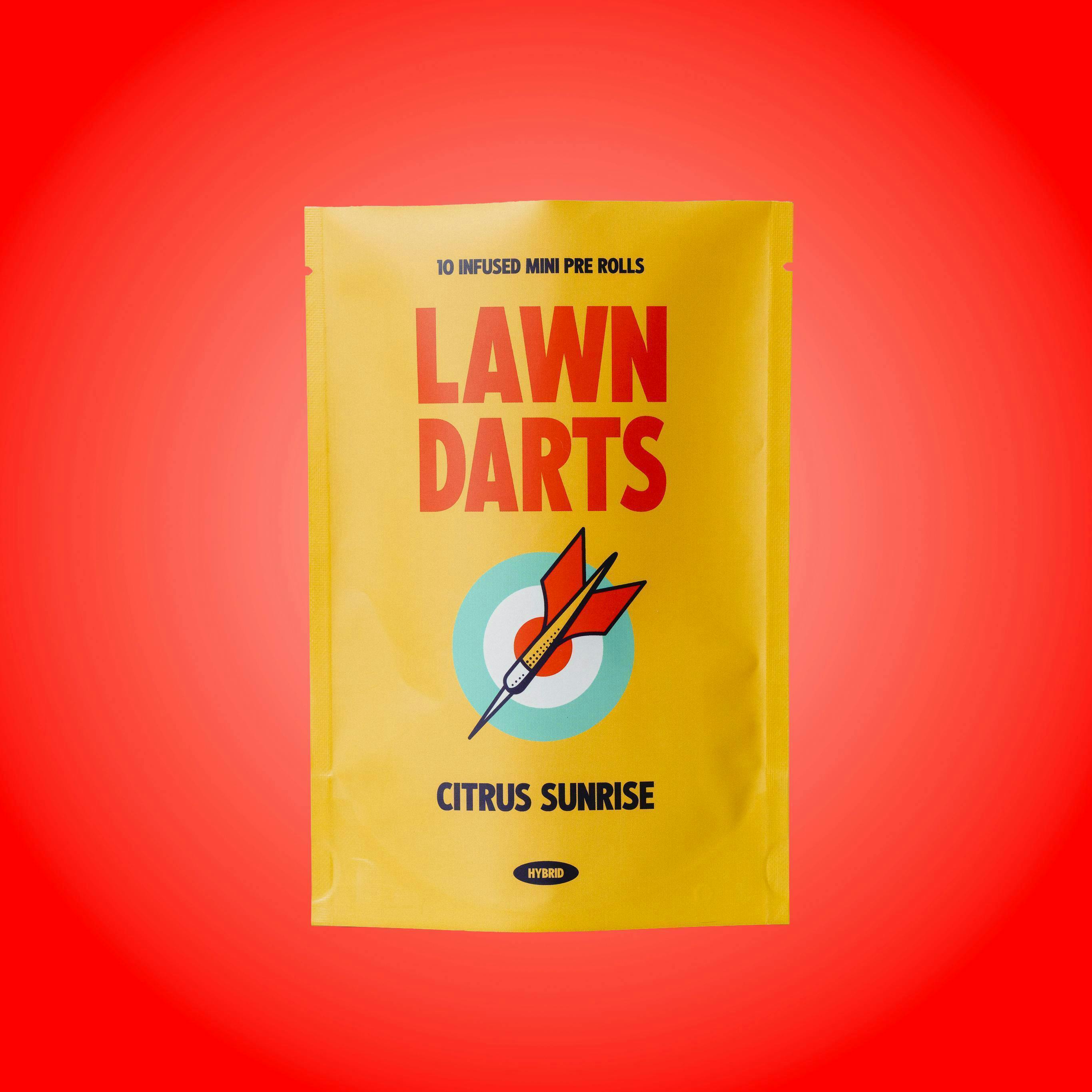 Lawn Darts - Citrus Sunrise | Infused Minis | 0.7g each | 10pk - 1