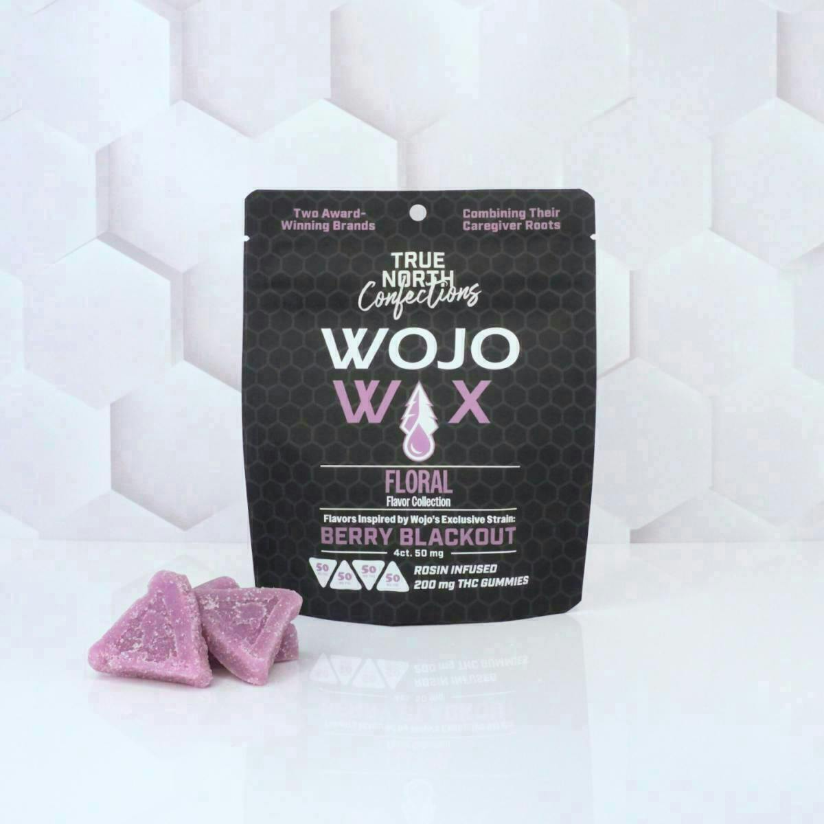 True North Collective MI - True North x WOJO | Berry Blackout Rosin Gummies | 200mg | 4ct | 50mg/ea - 1