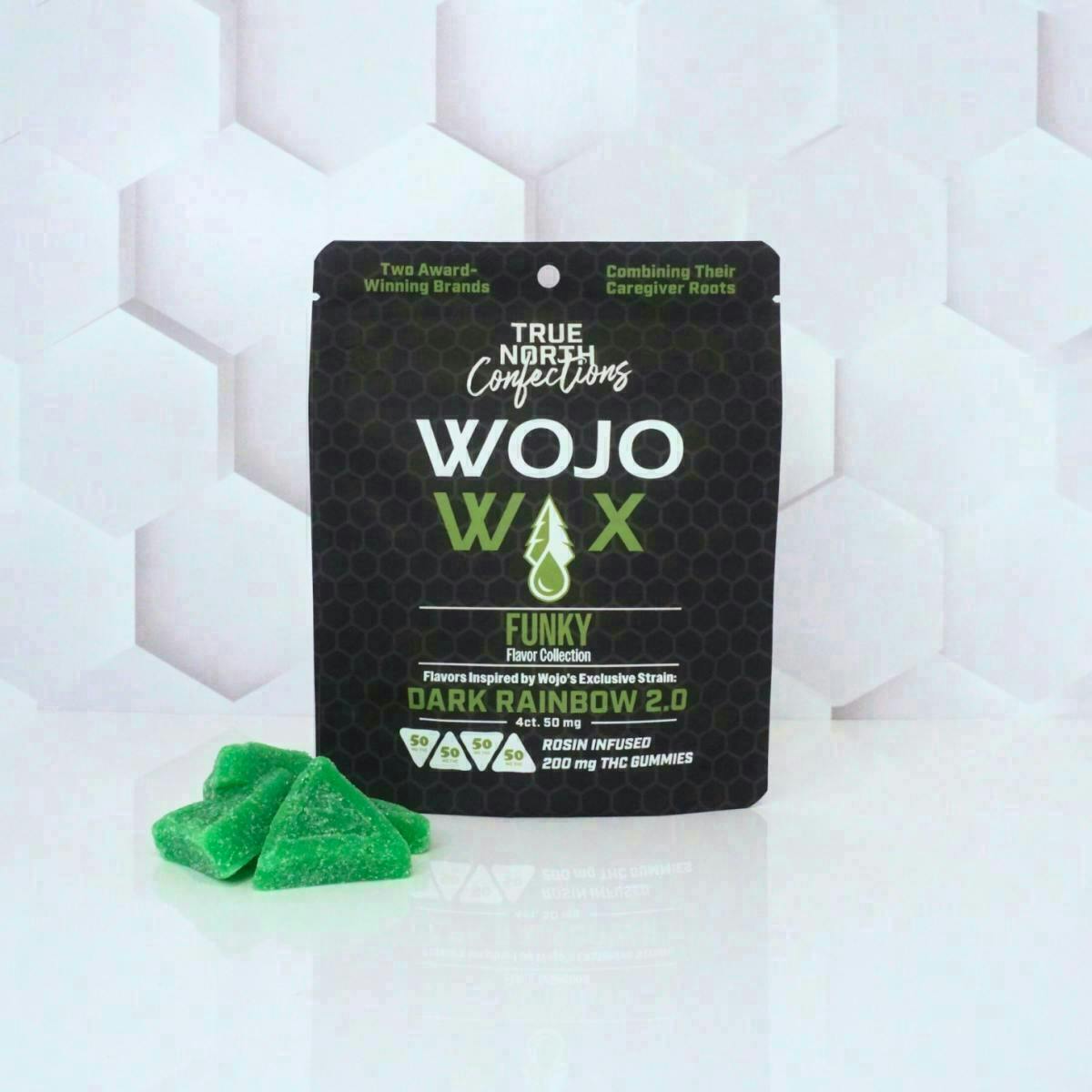 True North Collective MI - True North x WOJO | Dark Rainbow 2.0 Rosin Gummies | 200mg | 4ct | 50mg/ea - 1