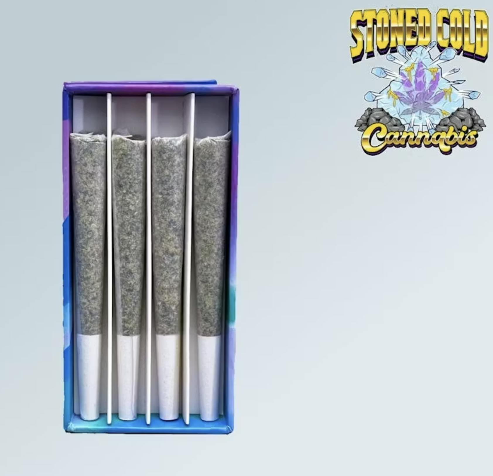 Stoned Cold Cannabis - Ice Cream Runtz x Sundae Stallion | Infused Joints | 0.5g each | 4pk - 1